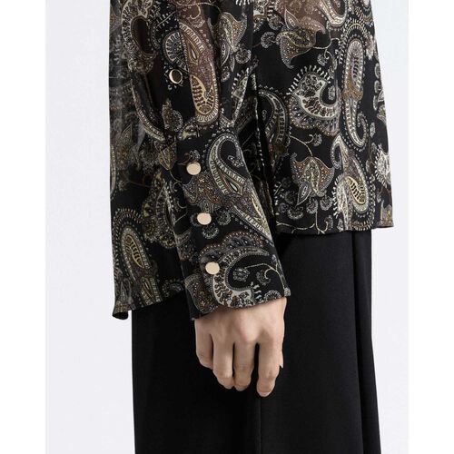 Cue Paisley Georgette Shirt